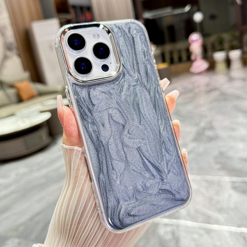 Dream Glitter Quicksand Slim Phone Case For iPhone 16 Pro Max 15 Pro 14 13 12 11 Lens Protection Clear Shockproof Hybrid TPU PC Bumper Cover