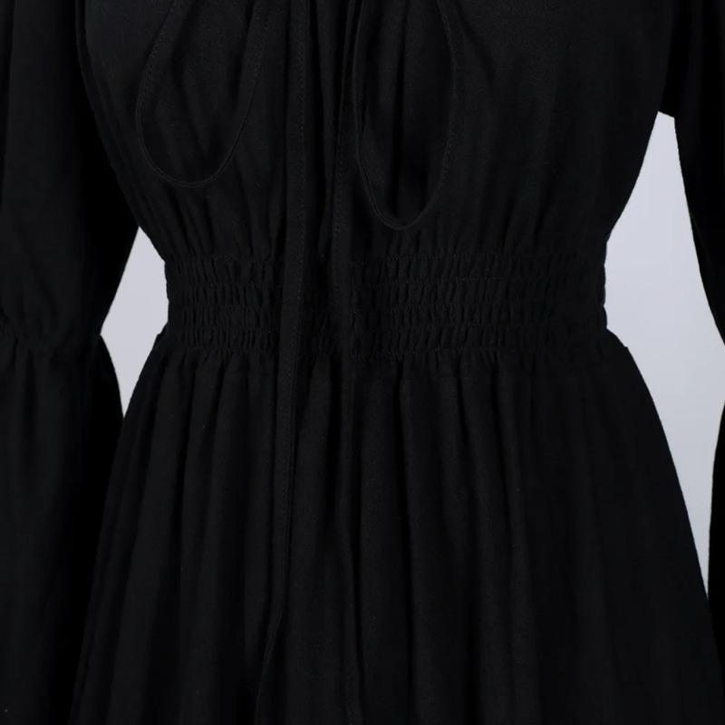 Women Medieval Vintage Dress Off Shoulder Ruffle Long Renaissance Victorian Dresses Cosplay Retro Gown Halloween
