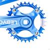 Crankset Lightweight Aluminum Alloy Square Taper Single Speed Narrow Wide Chainring 170mm