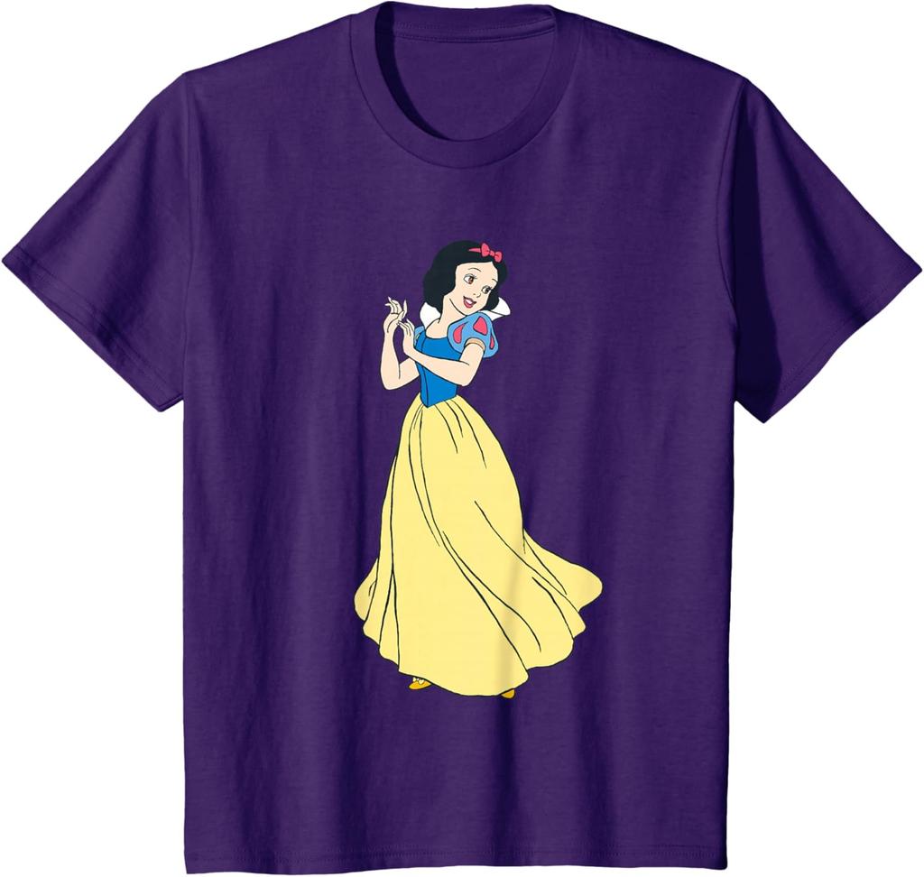 Hot Fashion Unisex Princess Snow White Classic T-Shirt S-4XL Four Seasons