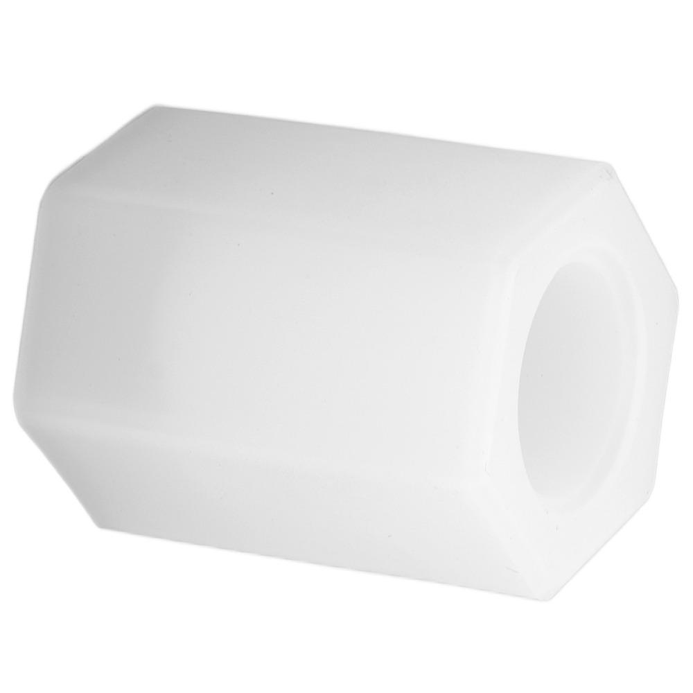 Clay Molds White Resin Mold Reusable Round Cylinder Pen Holder Mold Durable Hexagonal Pattern Mold Storage Box