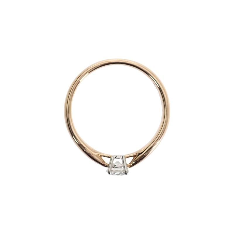 TIFFANY&Co.  #8(JP Size) Ring K18 Pink Gold/Pt950Platinum Women