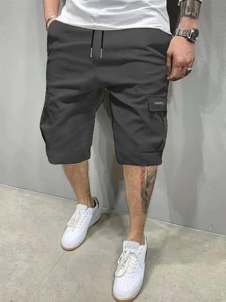Herren Übersee Sommer Cargo Shorts - Amerikanische & Europäische Größe, Strand- & Fünf-Punkt-Stil, Koreanisches Design