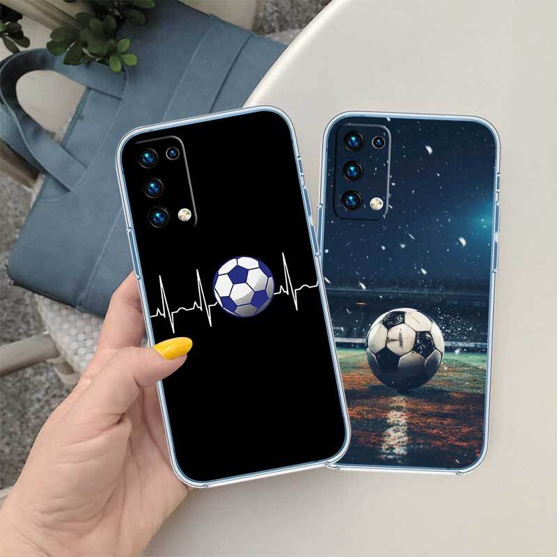 Football Soccer Phone Case for Motorola Edge 20 30 S30 40 50 Fusion Lite Plus Pro Ultra Neo One Action Zoom Hyper Power Macro Vision