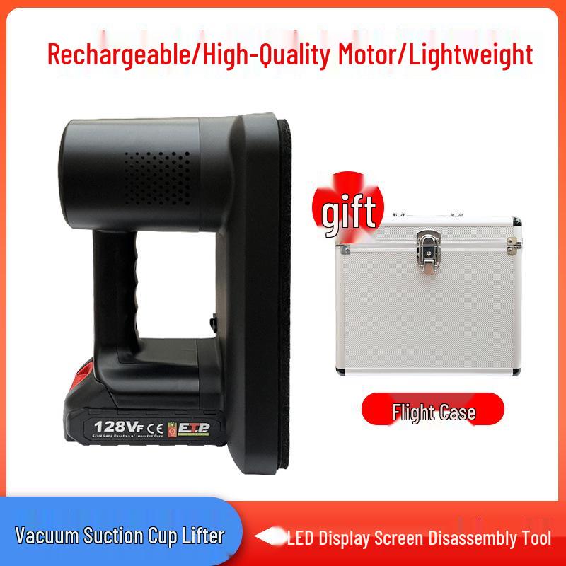 

Rechargeable LED Display Screen Vacuum Suction Cup with High-Quality Motor and Detachable Lightweight Battery Rechargeable Lithium Battery with Bag