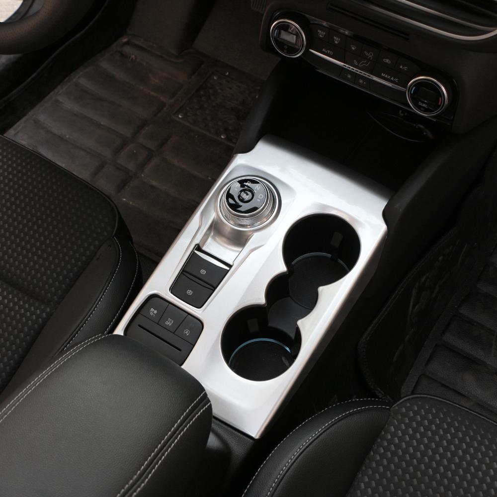 Car Stainless Steel Center Control Panel Gear Shift Box Frame Cover Protection Trim for Ford Focus 2019 2020 AT LHD