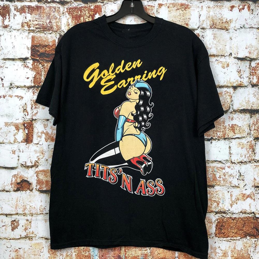 

GOLDEN EARRING Band Album Tit#039;s N As T Shirt Full Size S5XL Unisex T-Shirt M