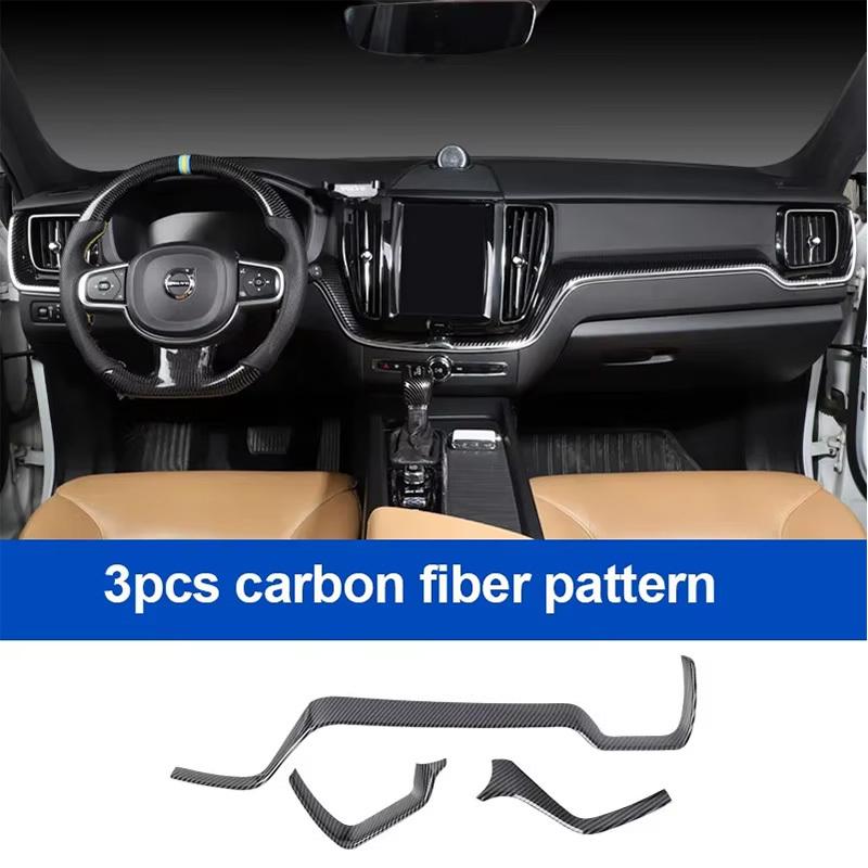 Para Volvo XC60 2018-2026 tira decorativa del salpicadero accesorios de pegatina para coche