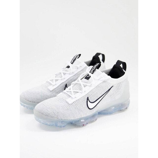 

Белые кроссовки Flyknit Nike Air Vapormax 2021