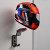 Carbon Steel Motorcycle Helmet Display Stand Wall Mounted Safety Hat Rack  Hats