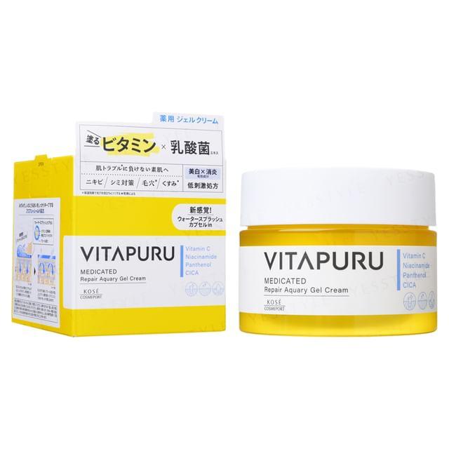 Kose - VITAPURU Medicated Repair Aquary Gel Cream 90g Refill