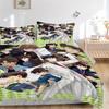 Detective Conan Poster Bedding Set  Comforter Cover Gift for Bedroom,Includes 1 Cover and 2 Pillowcases, No InsertB223