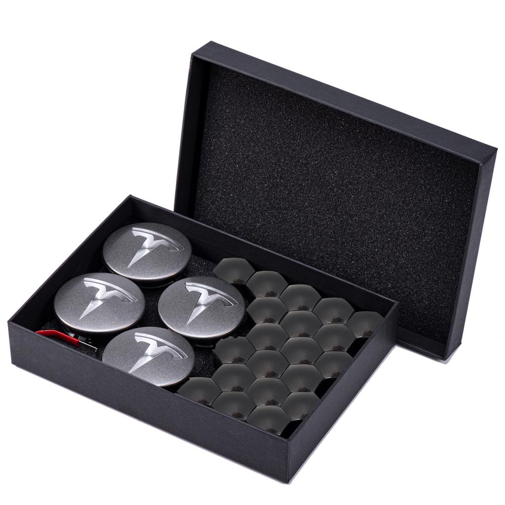 TYTU6 56/57MM 4pcs 25PCS 29PCS for Tesla Model 3 S/X ModelY 2025Juniper Badge Covers Hub Caps Hub Center Caps Auto Accessories Style