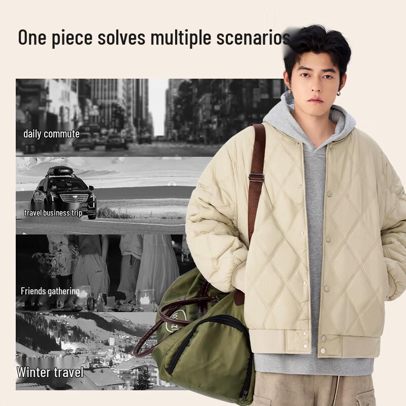 MINISO Men's Winter Quilted Padded Jacket