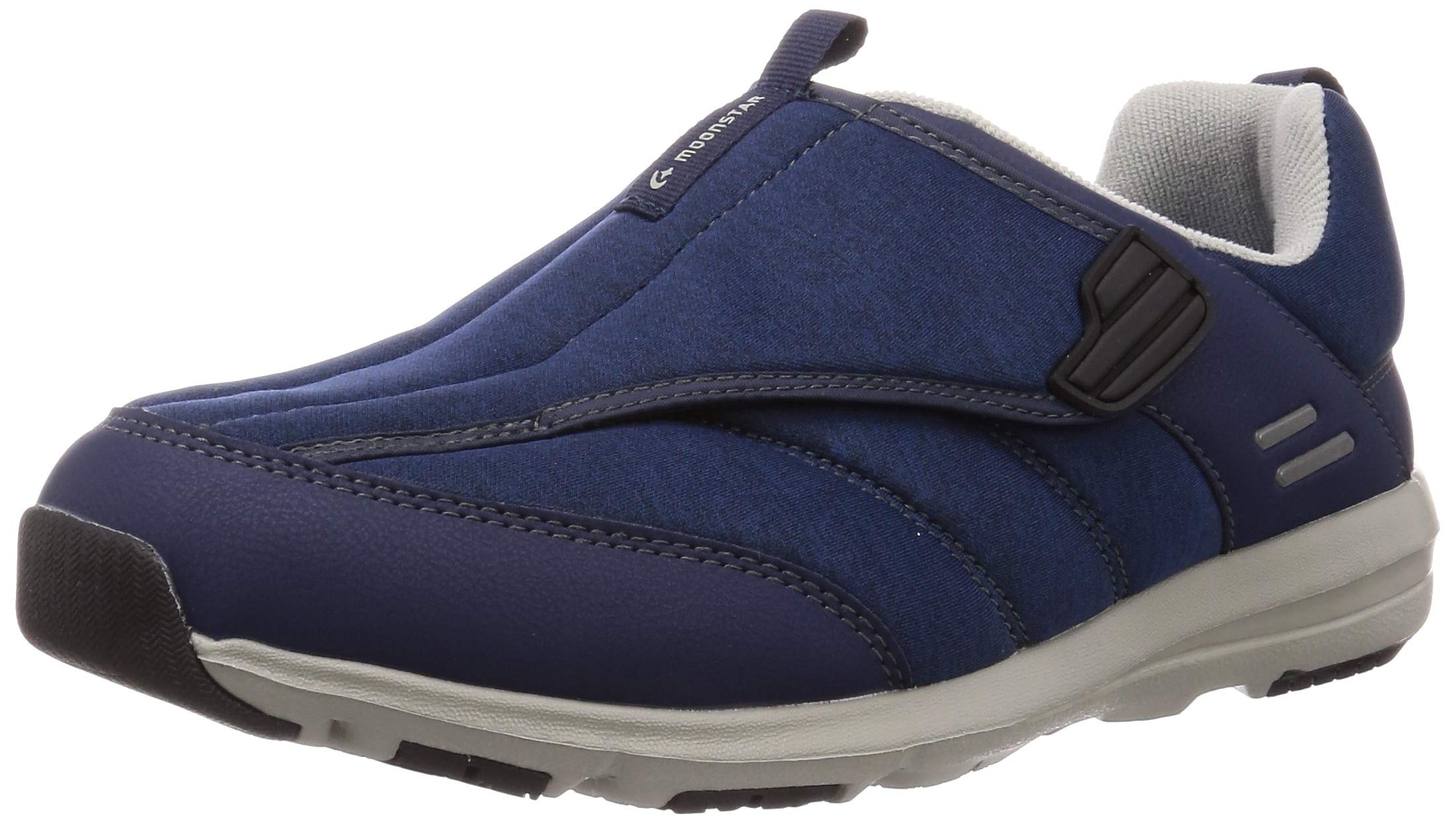 

Мужские кроссовки Moonstar SPLT M199 широкого размера 5E, водоотталкивающие, нескользящая подошва, легкие, на липучках, посадка, темно-синие, 28.0 см,