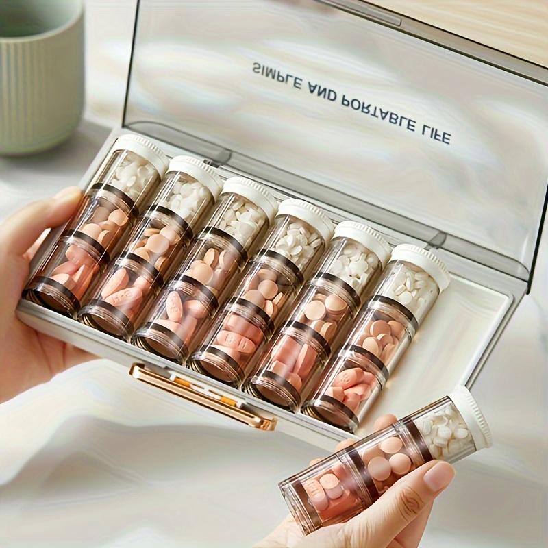 1pc Fashion Transparent Jewellery Organiser, Travel Portable Jewellery Organiser, Earring Necklace Ring Organiser, Travel Accessories