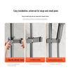 Adjustable No-Drill Shower Head Holder Wall Mount - Movable Universal Shower Rack Clamp.