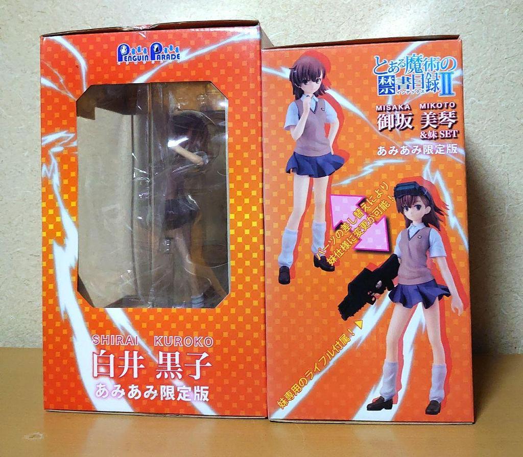 [USED] A Certain Magical Index: Misaka Mikoto's Sister, Shirai Kuroko, AmiAmi Limited Edition 1/8 Scale Figure