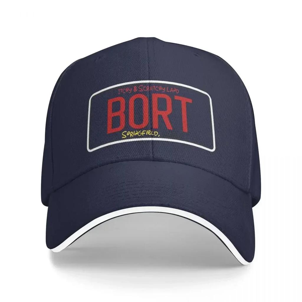 BORT License Plate Bart Baseball Cap Western Hat Derby Hat Rave Hats For Women Unisexs