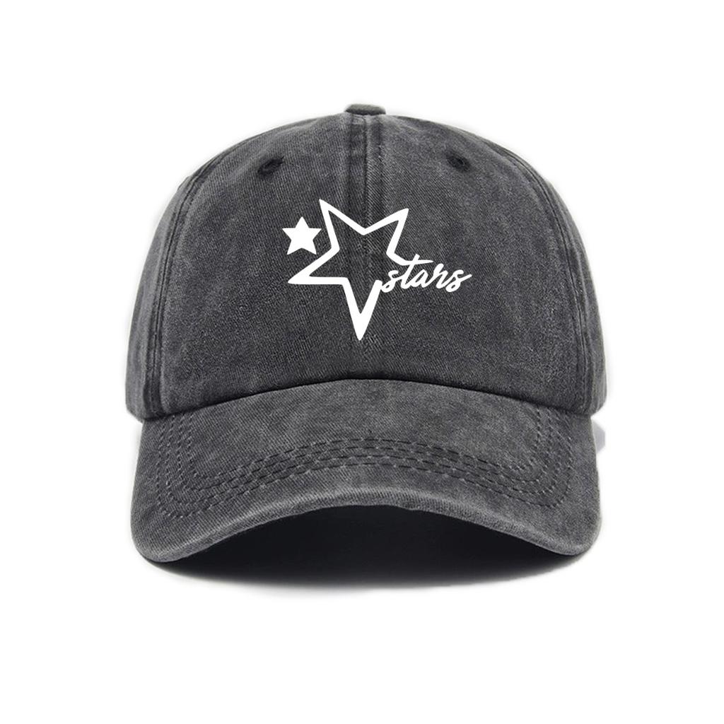 Trendy American-style Printed Peaked Cap, the Same Style for Men and Women, a Must-have Sports Baseball Cap
