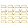 Enhance Your Office Space with 20pcs Bronze Drawer Label Pull Cabinet Frame Handle for Apothecary and File Boxes