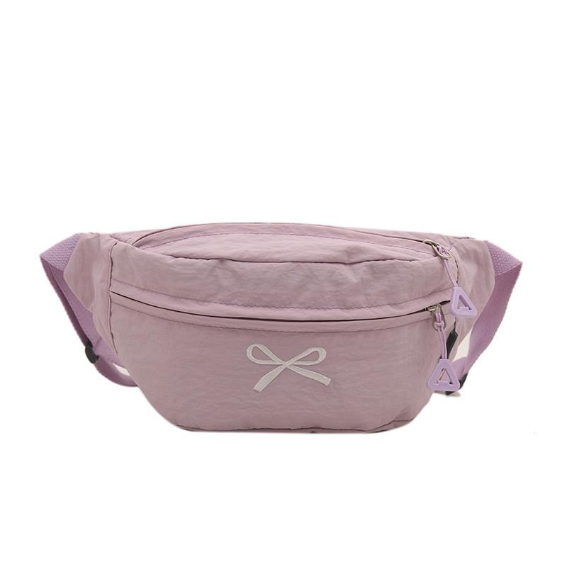 Canvas Butterfly Bow Crossbody Bag For Casual Streetwear Women