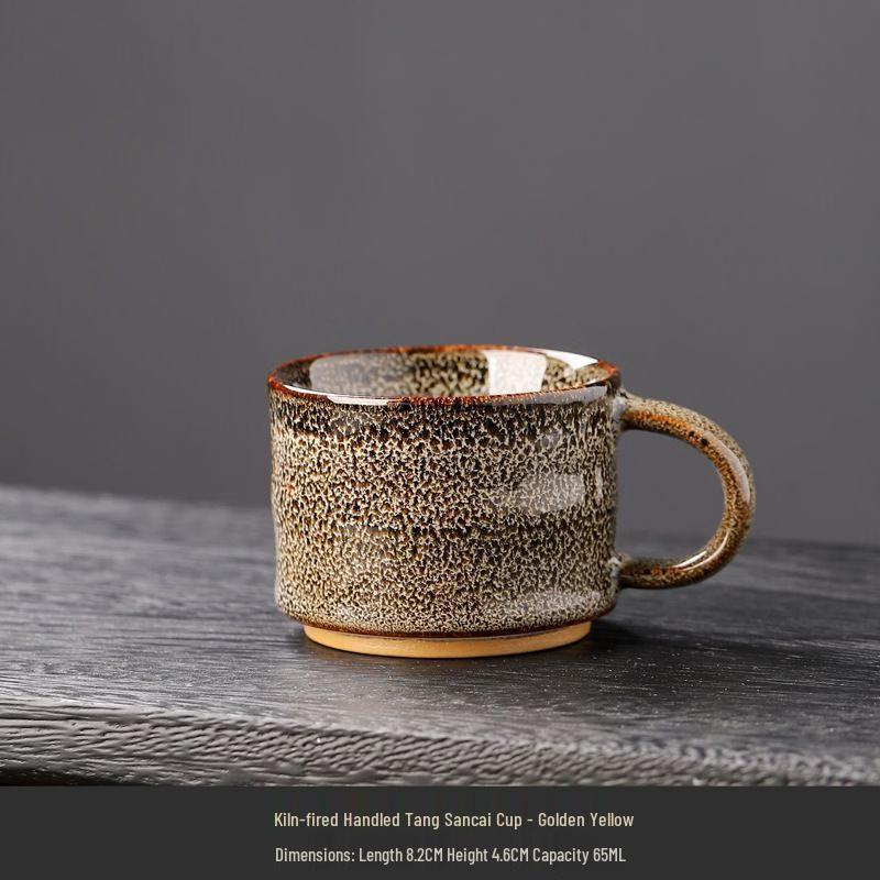 Retro Japanese Ceramic Teacup Set