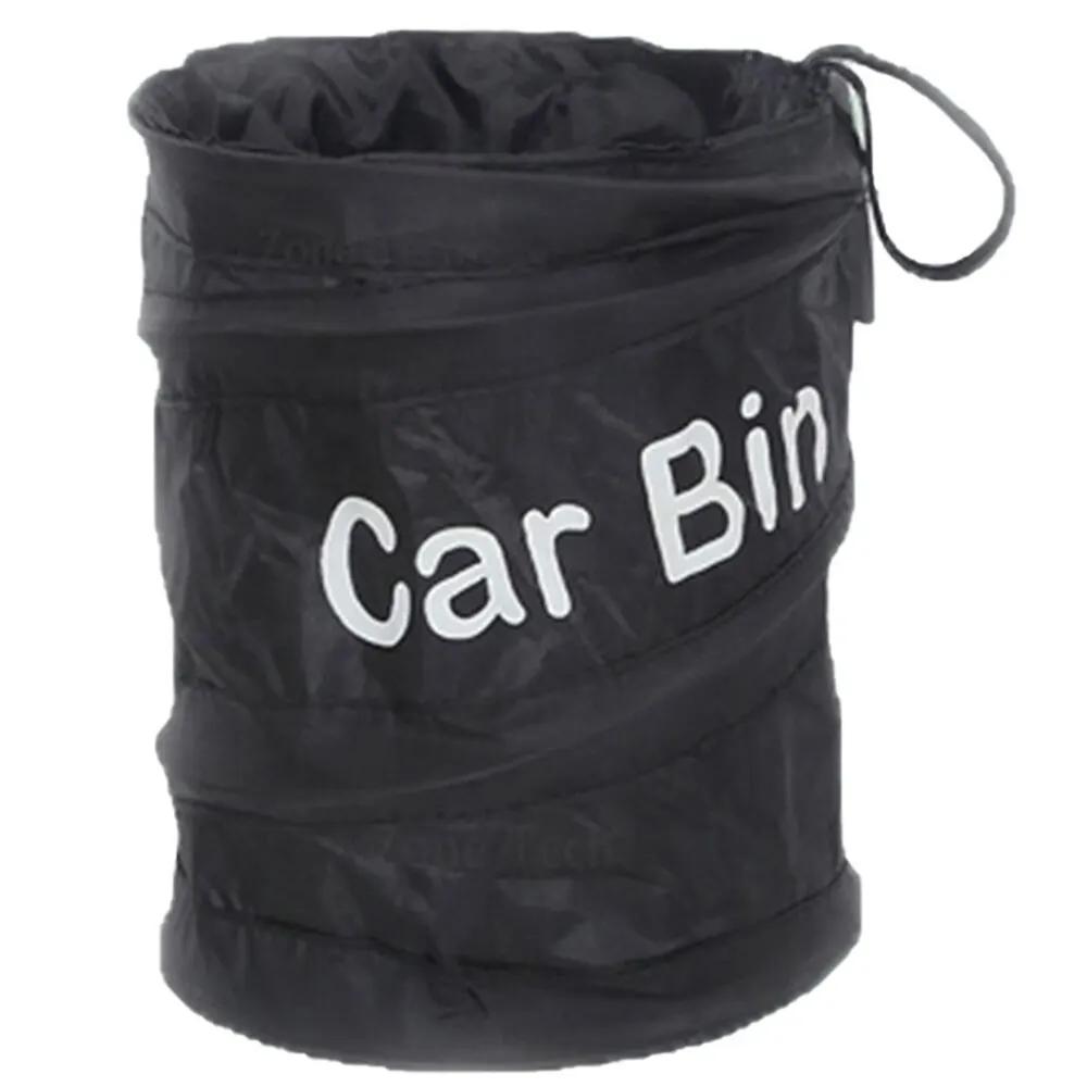 

2026 Car Trash Portable Vehicle Garbage Can Foldable Pop-up Waterproof Bag Waste Basket Auto Accessories Interior Car Accessory