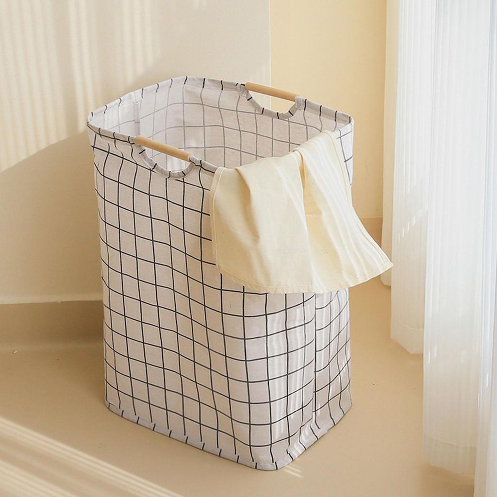 Clothes Storage Basket Freestanding Laundry Bin Multifunction Folding Washing