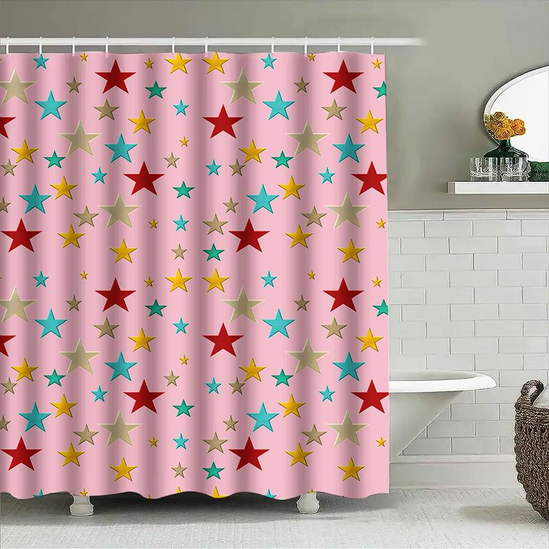 Vibrant Butterfly Floral Print Shower Curtain For Bathroom Decor Pink Flowers Purple Background Waterproof Fabric Size 72X72 Inc