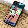 HAWAII BEACH SURF GIRL SURFING ART Phone Case For iPhone 17 Air 13 12 Cover For Apple 14 15 16 Pro Max Plus
