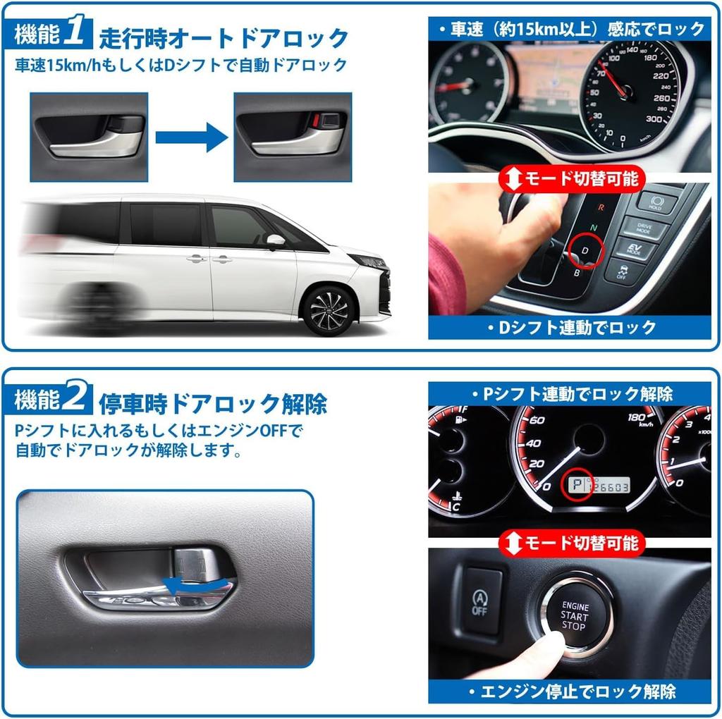 company SUNVIC JF5 JF6 Vehicle speed door lock custom Vehicle speed linked hazard auto door lock kit nbox jf5 automatic door lock security obd custom
