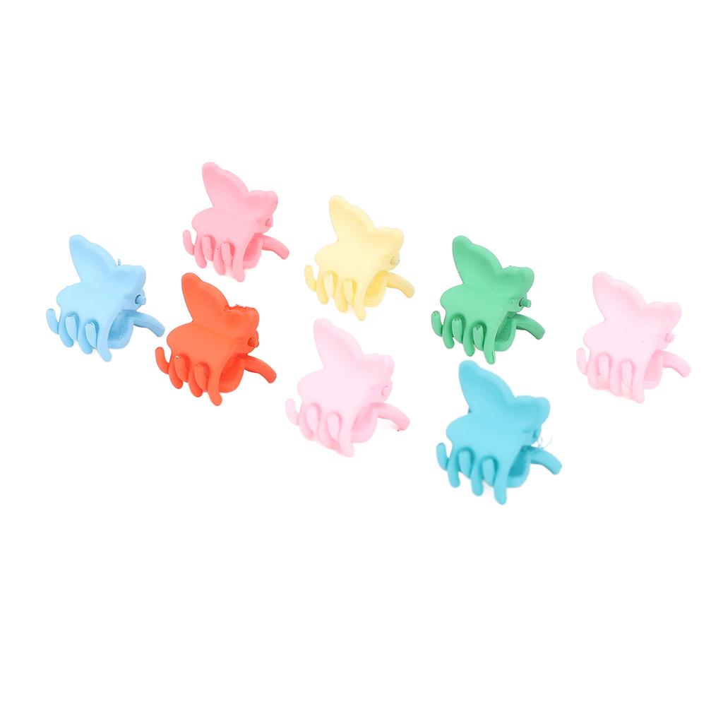 100pcs Mini Claw Clips Butterfly Tiny Cute Hairpin Hair Accessories Children Mix Color Hair Clamps