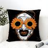 Pillow Case Cotton Linen Fabric Square Zipper Pillowcase Home Decorative Living Room Slasher Film T-Terrifier Horror Movies 2