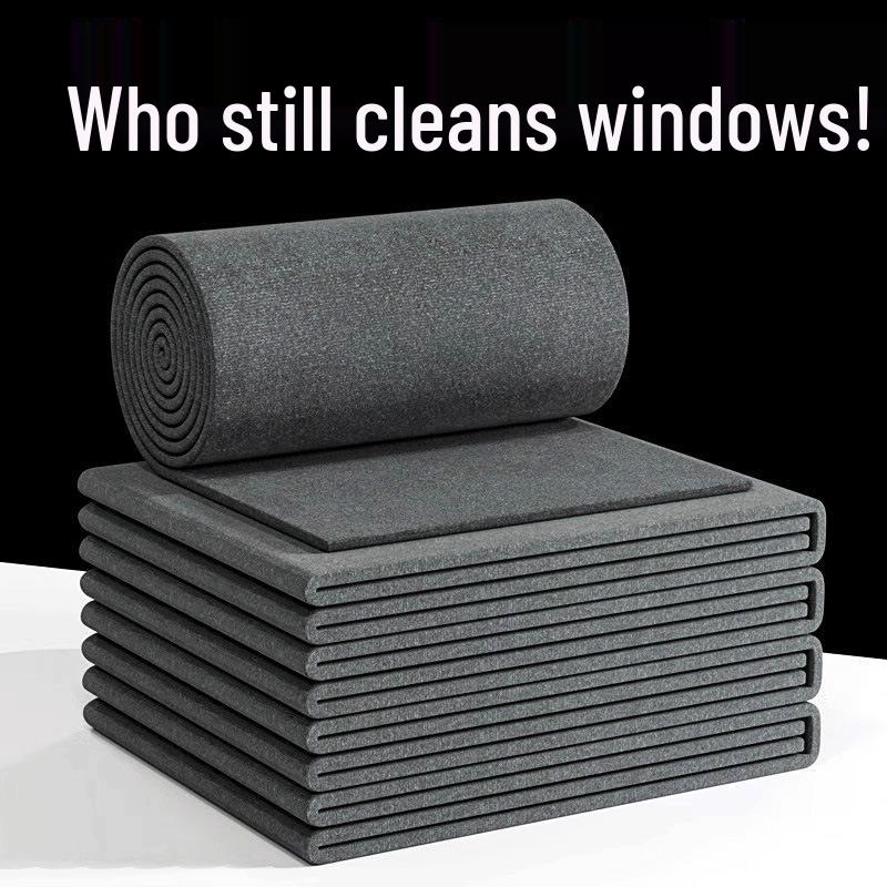 Magisches Saugfähiges Glas Tuch: Dickes, spurenloses, fleckenfreies Spiegelwischertuch für Zuhause