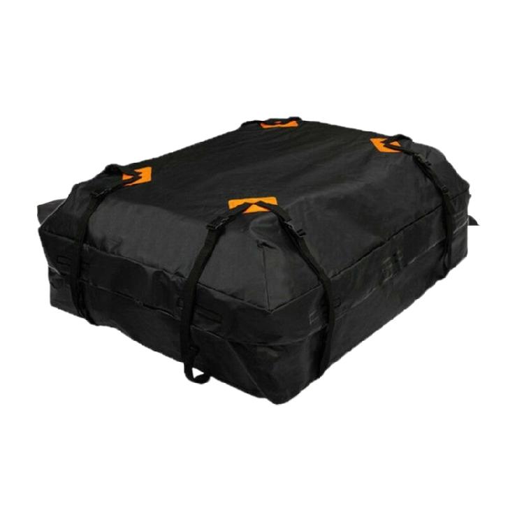 

Heavy Duty Car Roof Organizer Bag Waterproof Oxford Storage Cube Bag with Strong Strap For Long Distance Travel Outdoor
