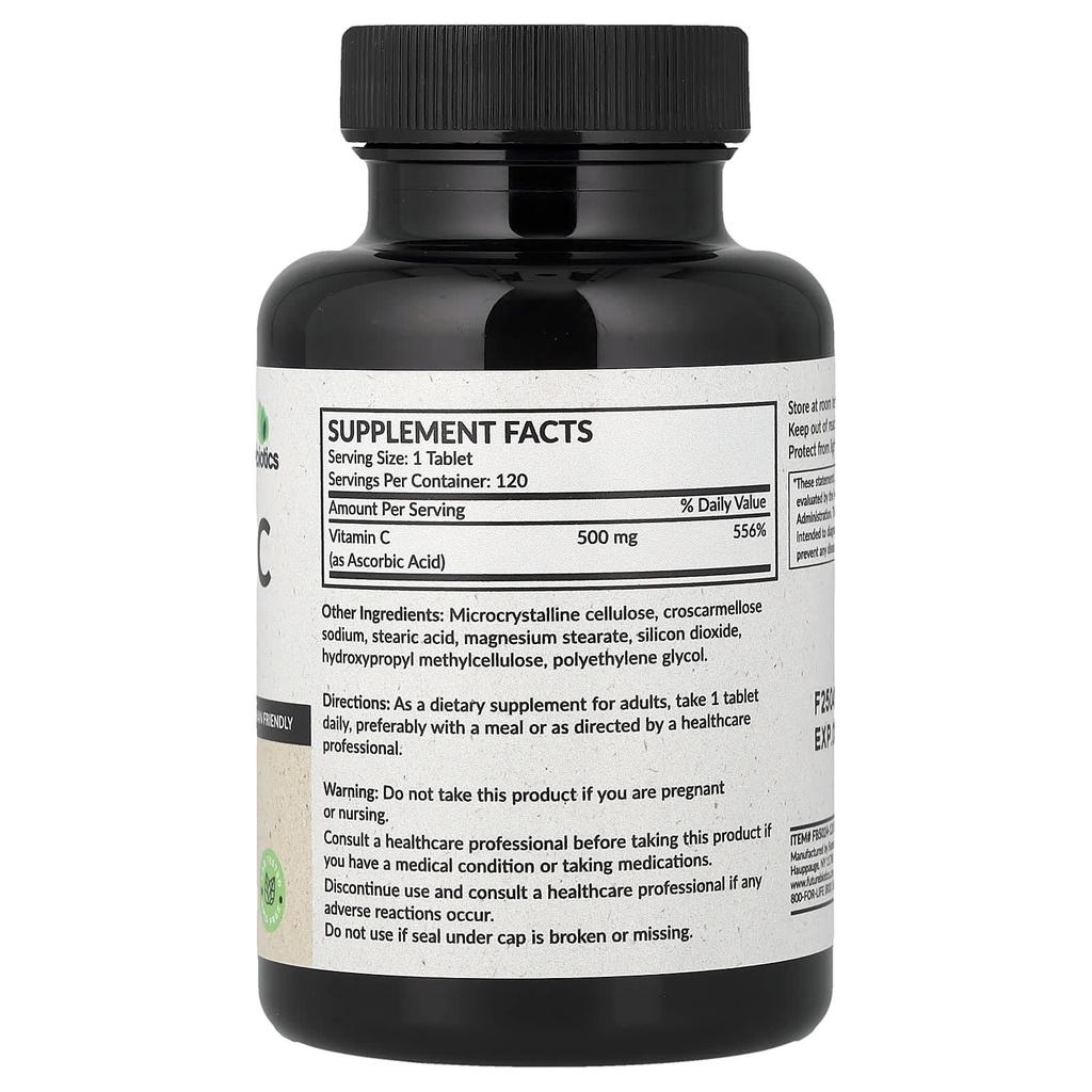 Futurebiotics, Vitamin C, 500 Mg, 120 Tablets