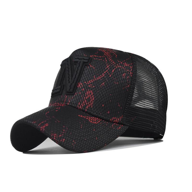 

New Mesh Baseball Caps For Men Casual Embroidered Snap Back Mens Caps And Hats Spring And Summer Sun Protection Outdoor Gorras 54-60cm
