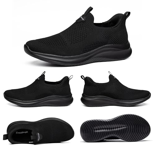 Foxsense Sneakers [Easy To Put On While Standing, No Hands Required, Recommended by Physical Therapists] Men's and Women's Walking Shoes, Sports Shoes