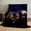 1pc Hogwarts Harry Ron Hermione Outdoor Flannel Throw Blanket All Season Soft Warmth,Home Decor 1031258