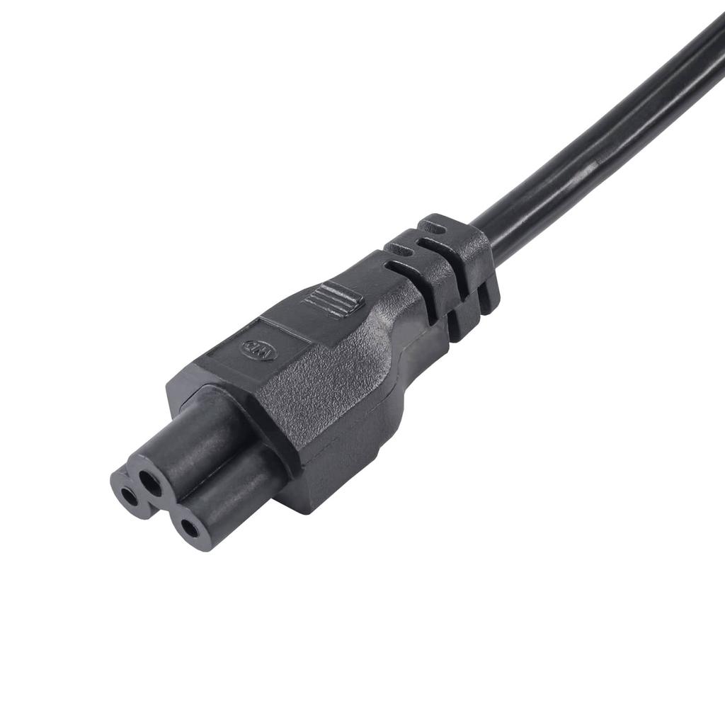 Akyga Ak-Nb-01C 3 Pin Power Cable For Notebook Cloverleaf C5 / Cee 7/7 1.5M