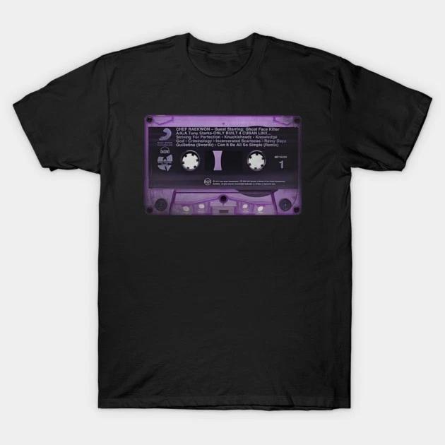Purple tape, retro, vintage, 90s hip hop T-Shirt XS