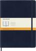 Carnet De Notes - Moleskine - Modèle 8055002854771 - Bleu Saphir - Couverture Souple - Poche Arrière Extensible