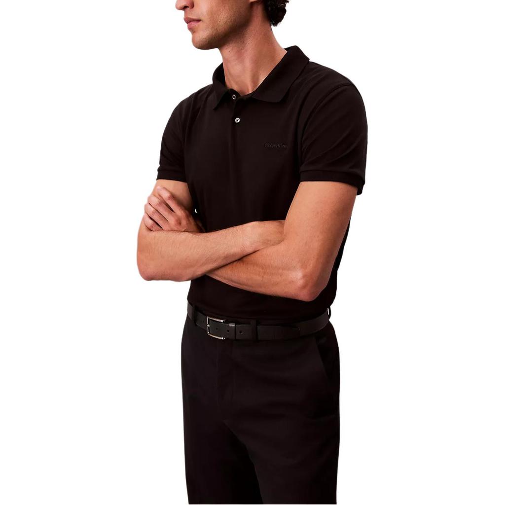 Calvin Klein Comfortable Versatile Fashion Liquid Touch Short Sleeve Polo Shirt Men tops 4LC251G-UB1