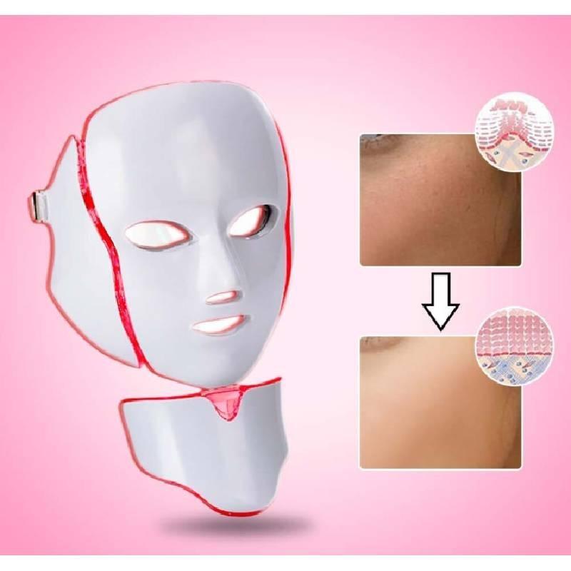 Advanced Beauty Mask With Colorful Led Lights For Home Skincare Photon Rejuvenation