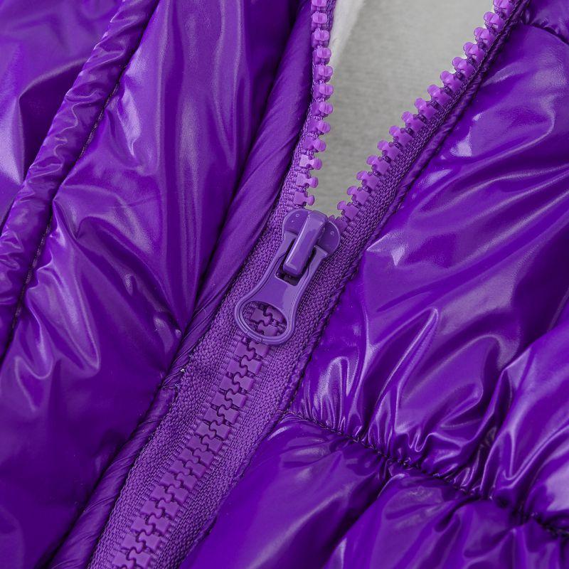 4-12 Years Kids Girls Winter Warm Winproof Hooded Coat Mid Length Jacket