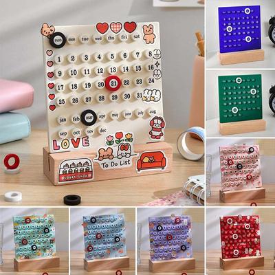 Ring Perpetual Calendar Diy Ring Desk Calendar Creative Personality Office Desktop Decoration