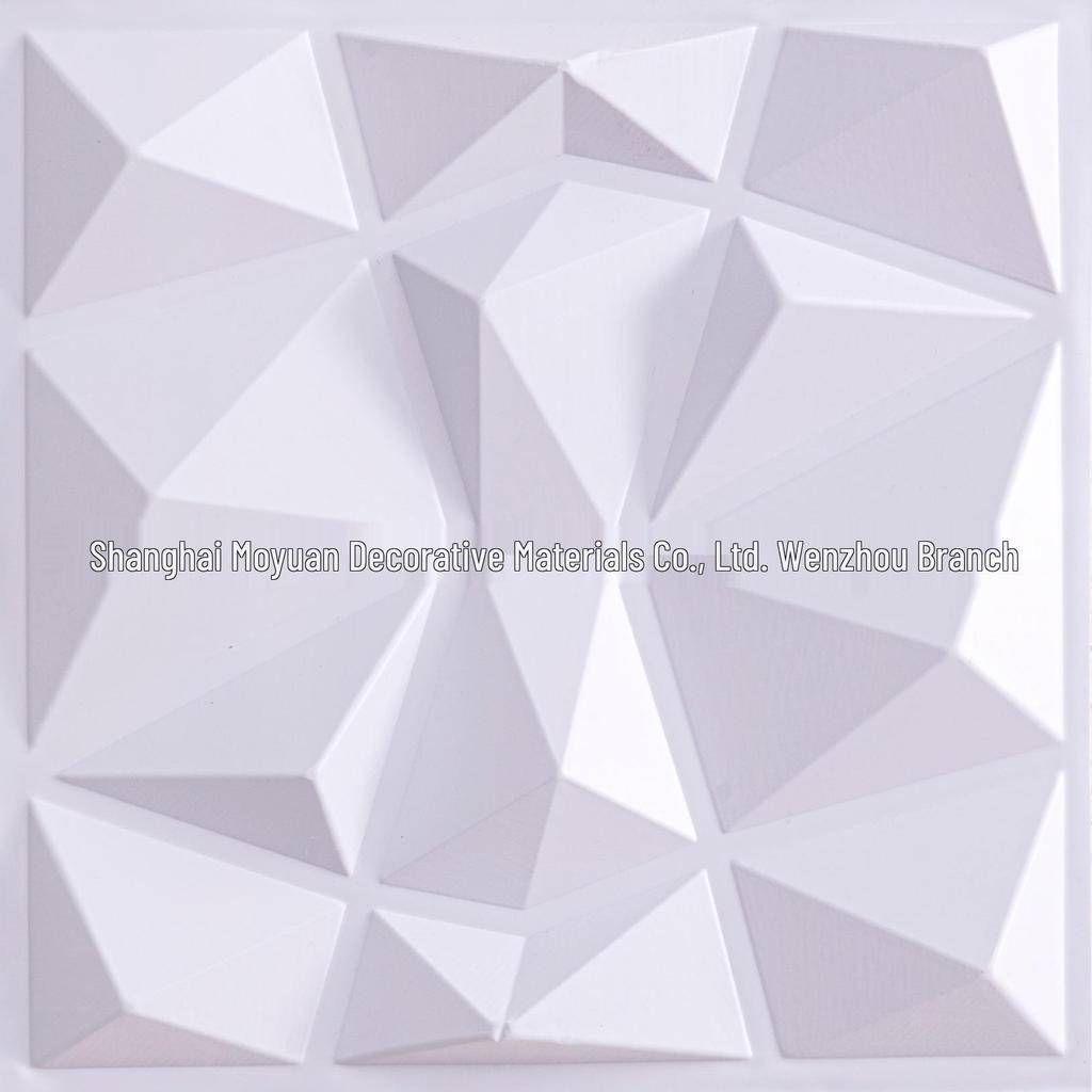 3D Waterproof PVC Wall Sticker Panel - Decorative Three-Dimensional Wall Covering.