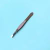 Stainless Steel Slanted Tip Eyebrow Tweezers - Dual-Use Beauty Tool