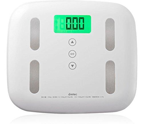 

DRETEC Body Scale Pietra Plus White BS-238WT